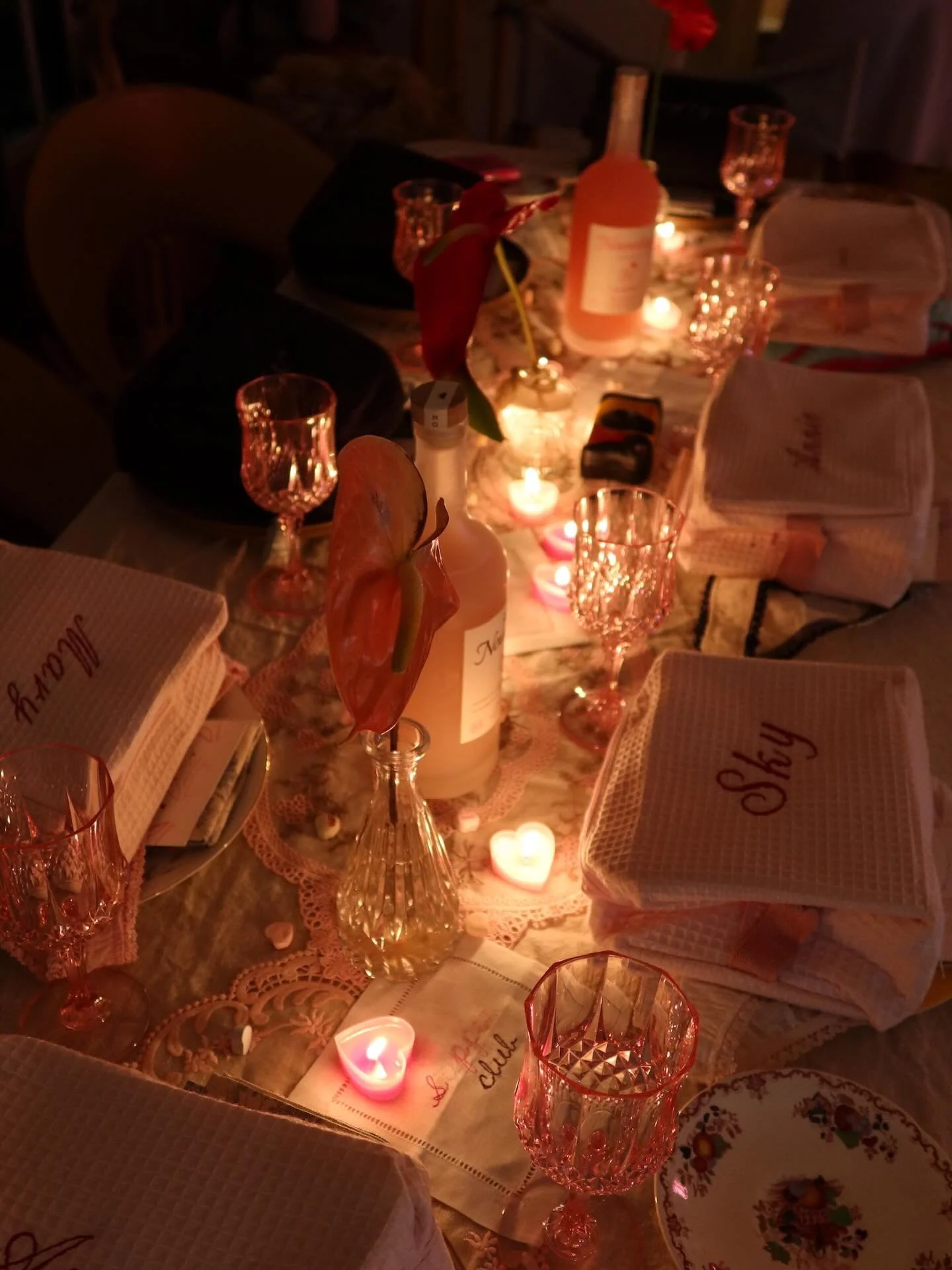 Last night @nes_club_ hosted a Galentine&rsquo;s Pajama Party 💌