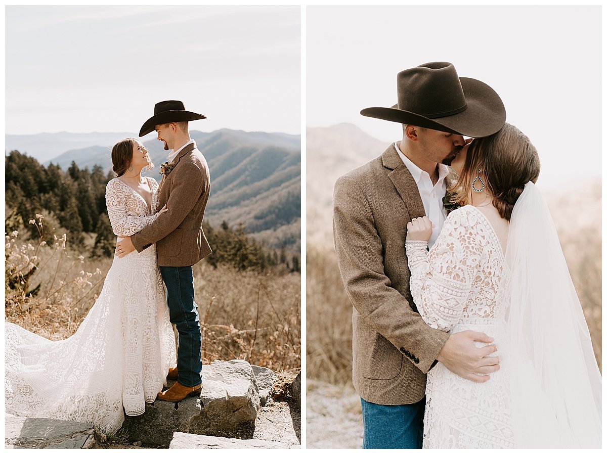 Smoky Mountain Wedding | Ashley Medrano Photography | Destination Wedding Photographer | bride and groom, couple in smoky mountains, destination wedding, Tennessee wedding | via ashleymedrano.com