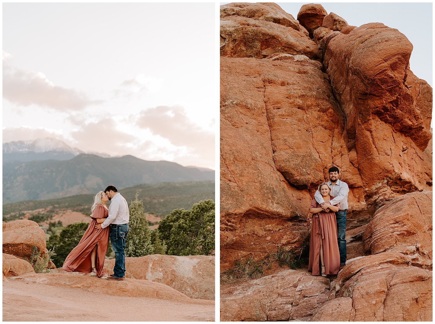 Garden of the Gods Engagement Sessions | Ashley Medrano Photography | Destination Wedding Photographer | pikes peak photos, Colorado mountain engagement photos | via ashleymedrano.com