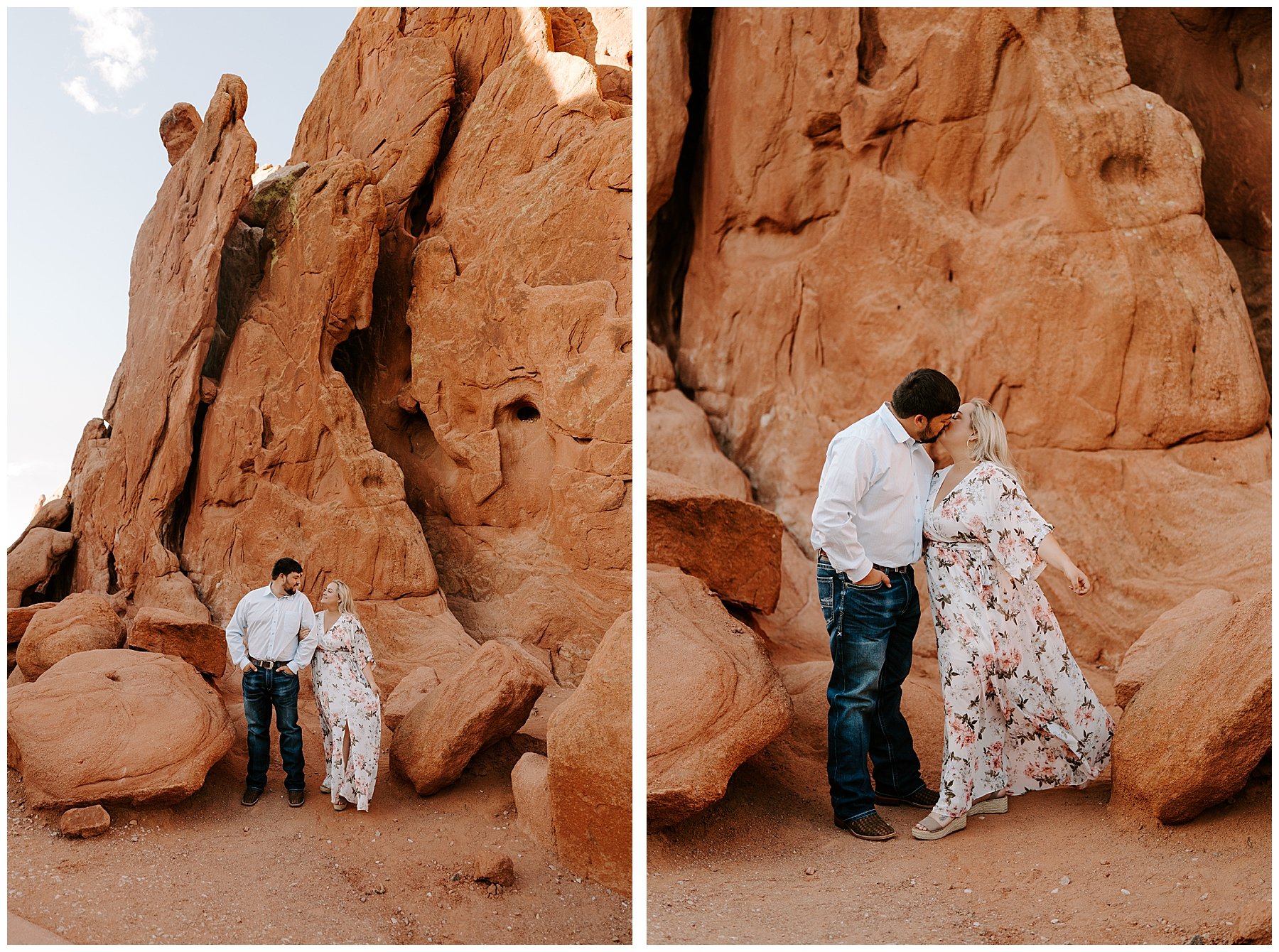 Garden of the Gods Engagement Sessions | Ashley Medrano Photography | Destination Wedding Photographer | pikes peak photos, Colorado mountain engagement photos | via ashleymedrano.com