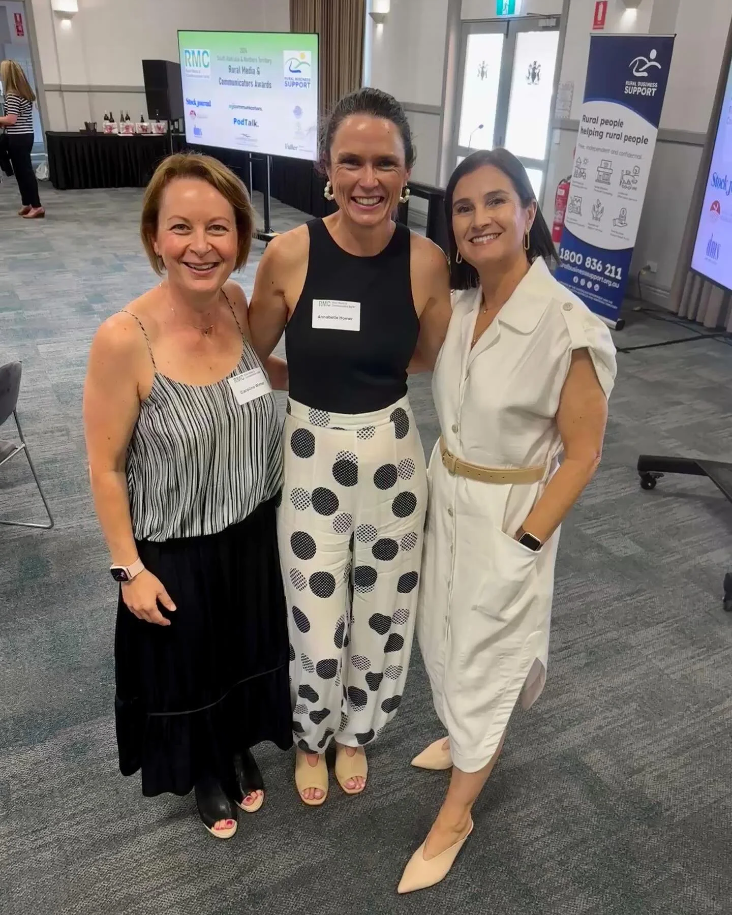 Rural Media and Communicators Awards 2024. 
Another cracking celebration of those who tell the stories of rural and regional SA and NT. And as an added bonus, I get to catch up with some of my favourite people.

Congratulations to all the winners, bu