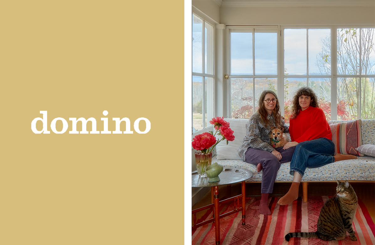 DOMINO — Come to This 1810 Farmhouse for the Ochre Kitchen, Stay for the Pro Pattern Mixing