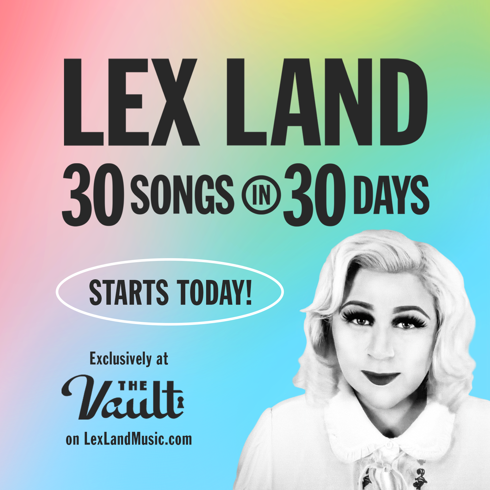 Launching "The Vault" + 30 Songs in 30 Days