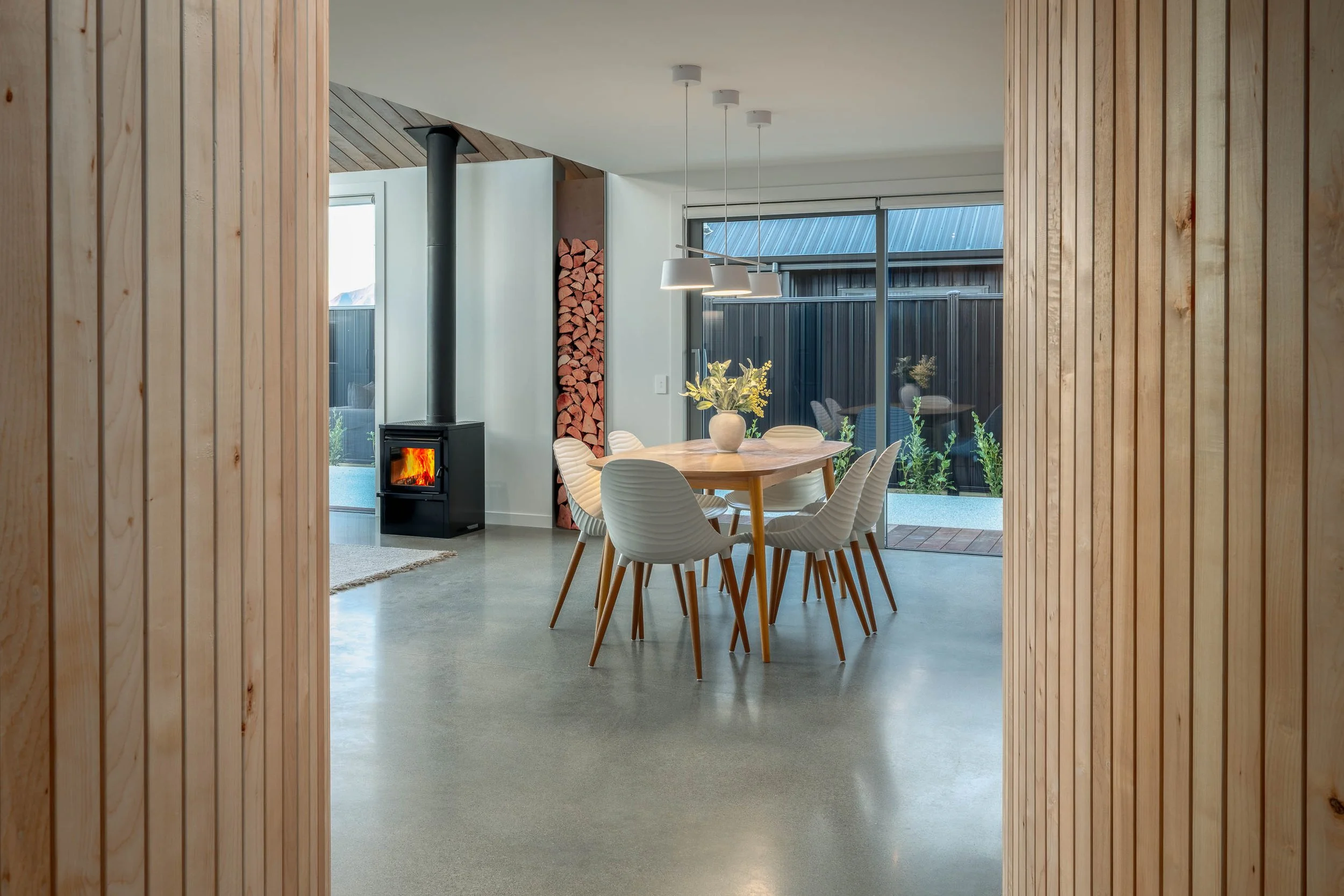 Main Hall entrance to Lounge + Dining