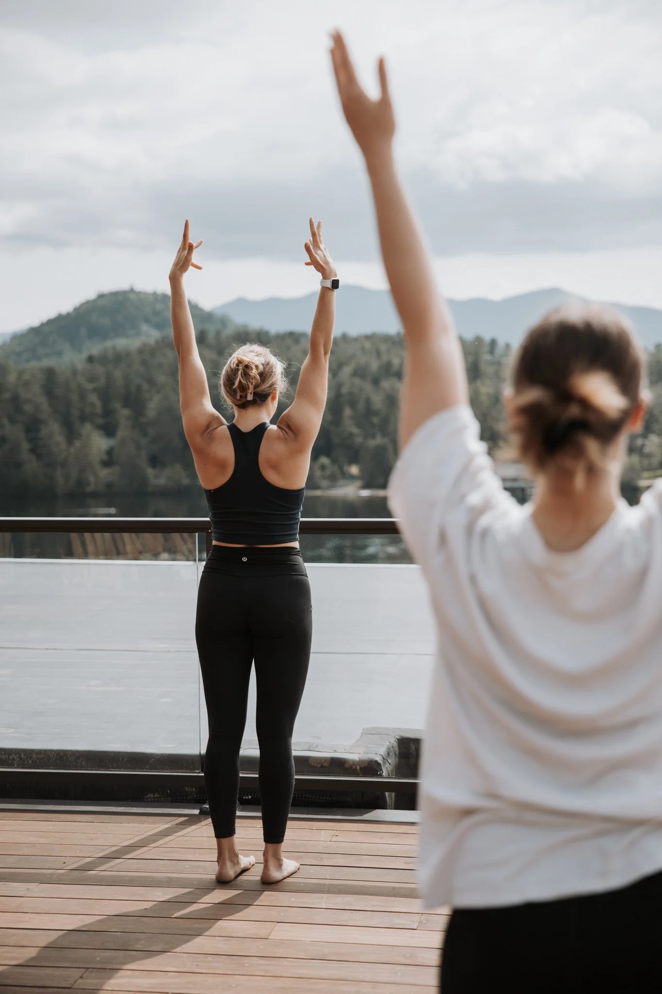 Rooftop Yoga at Grand Adirondack Hotel