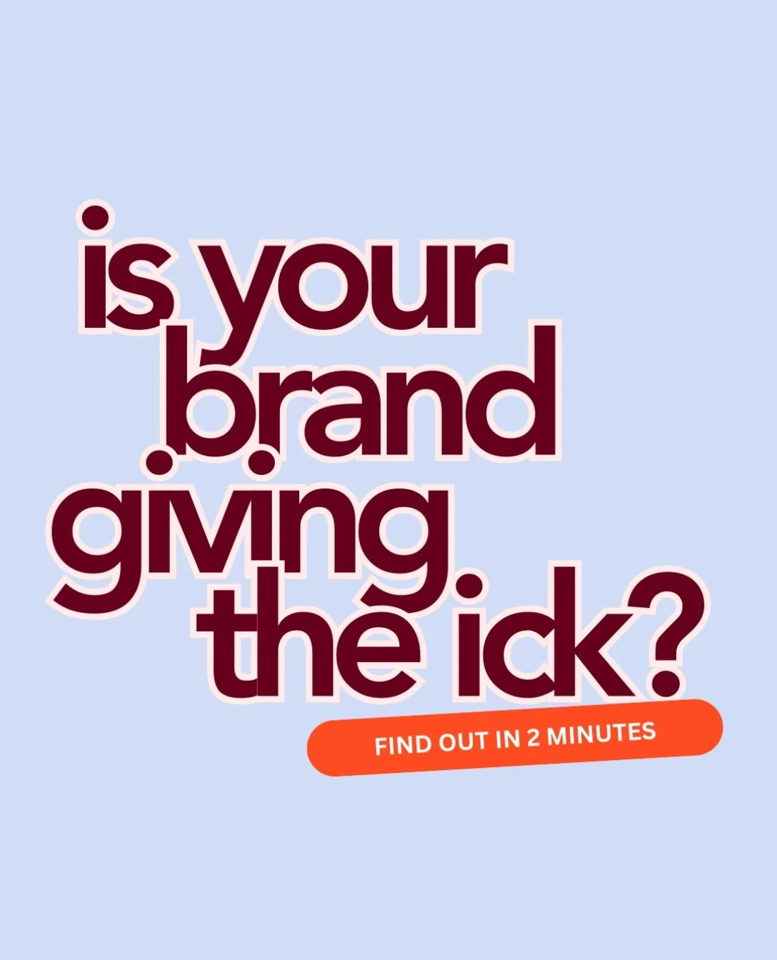 Maybe you&rsquo;ve outgrown your logo, your visuals are all over the place, or something just feels a bit&hellip; off.

But does your brand actually need a makeover?

I made a FREE 2-minute Brand Quiz to help you figure it out.

No design jargon. No 
