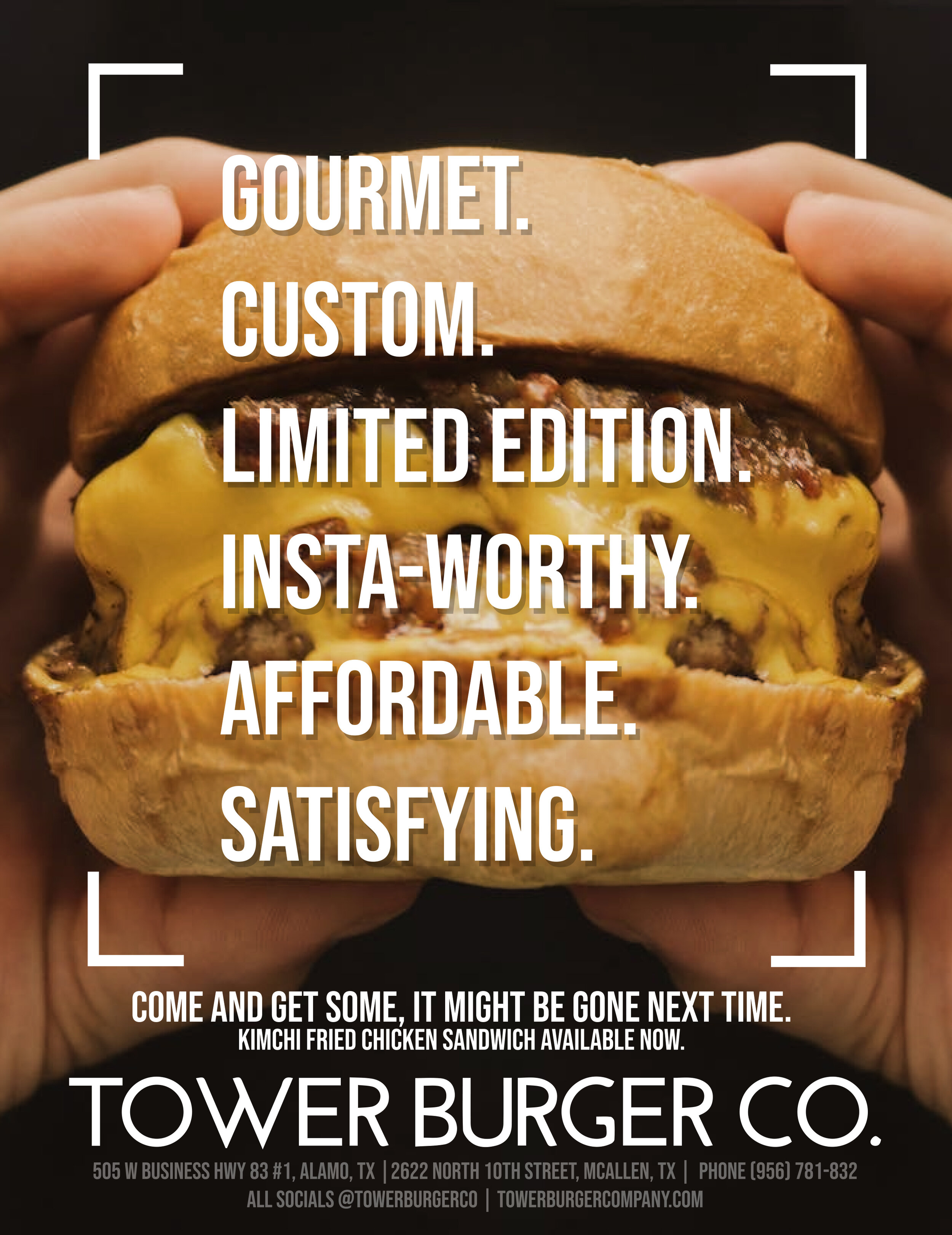   Tower Burger Ad   honorable mention  Michael Tiong