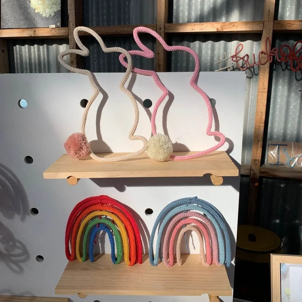 Knitted Wire Bunny — Jake + Co