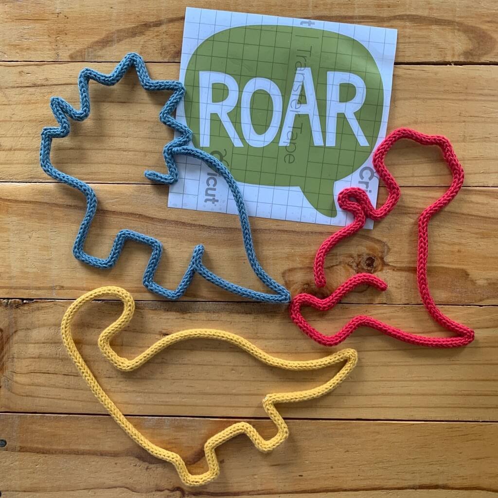 Knitted Wire Dinosaur from Queenstown Baby Shop
