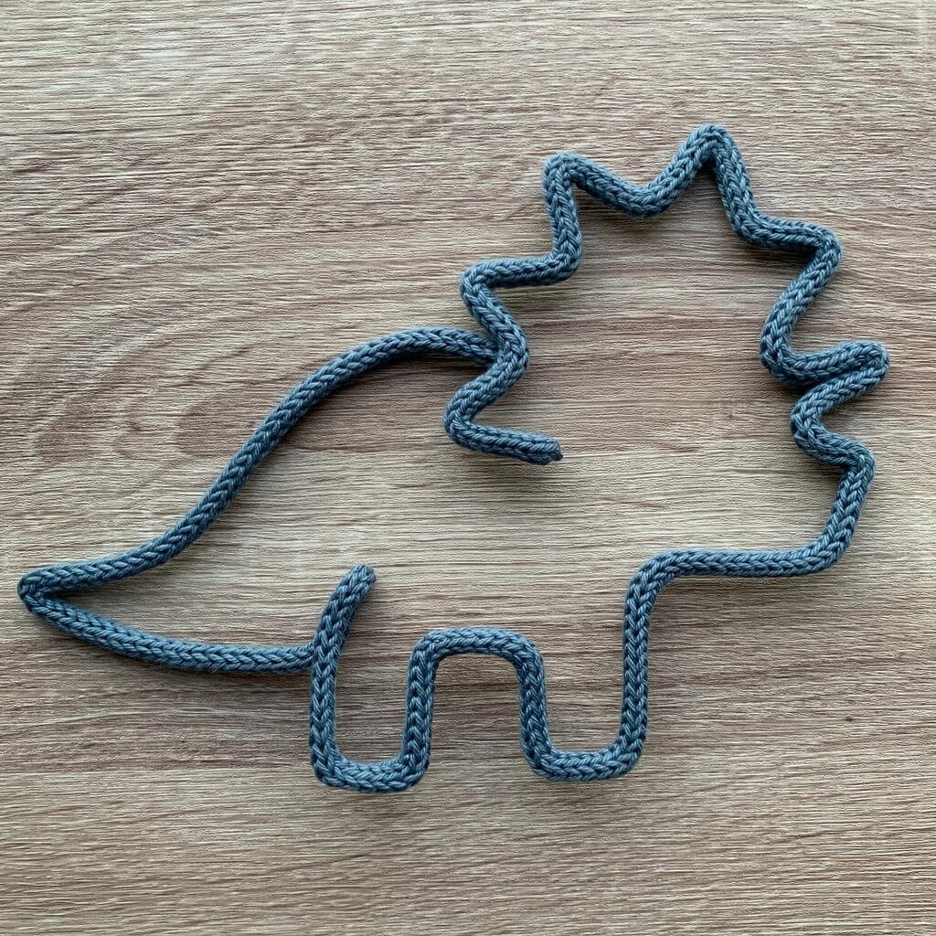 Knitted Wire Dinosaur from Queenstown Baby Shop