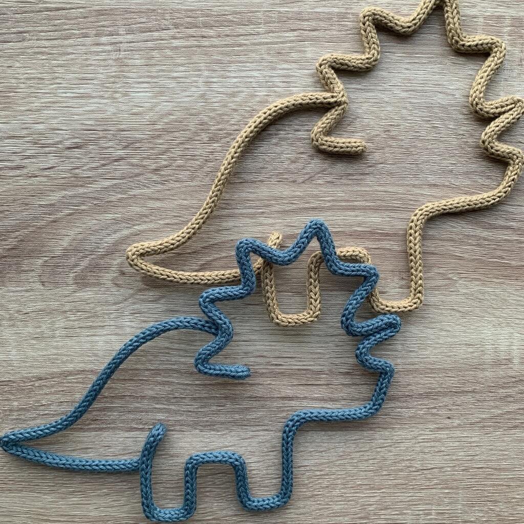 Knitted Wire Dinosaur from Queenstown Baby Shop