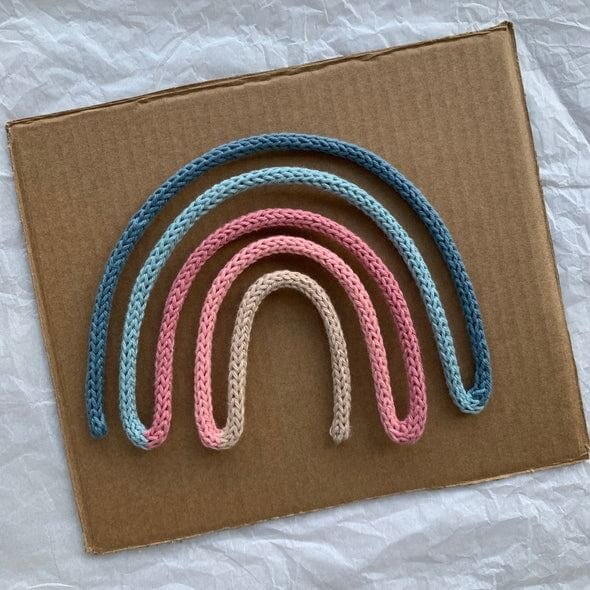 Custom Knitted Wire Rainbow from Queenstown Baby Shop