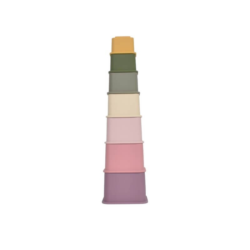 Square Stackable Cup Petite Eats Square Stacking Cups — Jake + Co