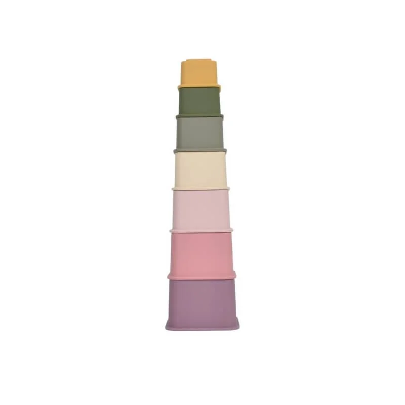 Petite Eats Square Stacking Cups — Jake + Co