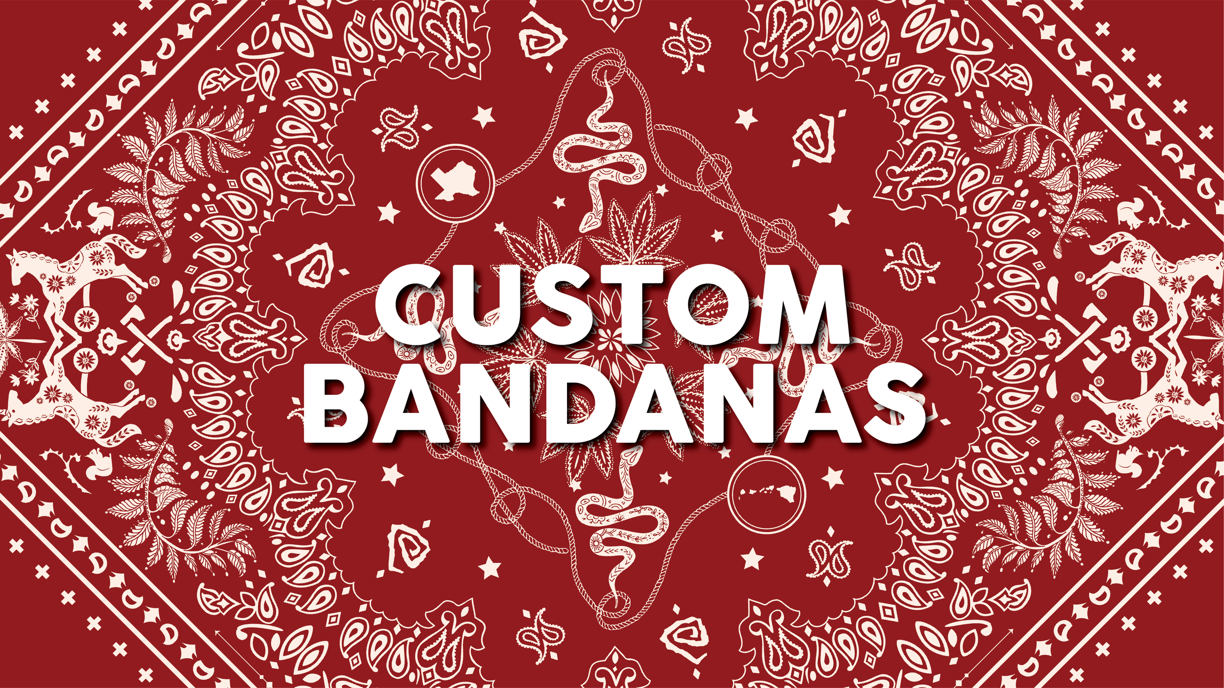 CUSTOM BANDANAS