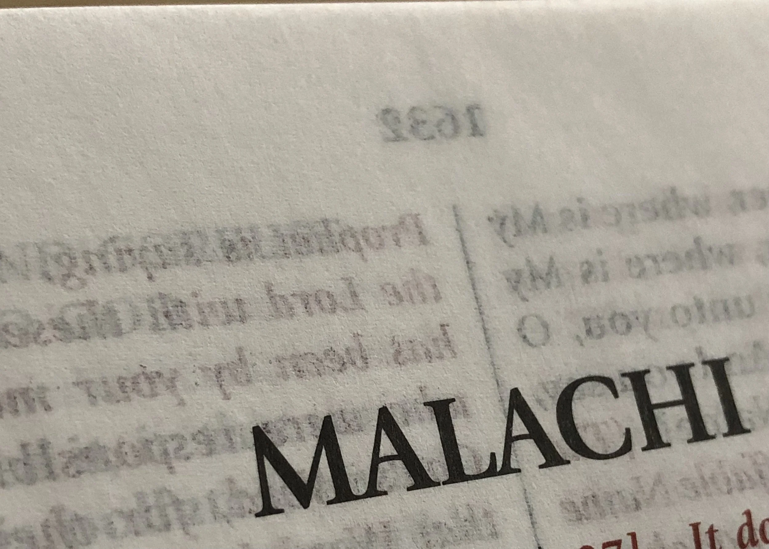 Malachi