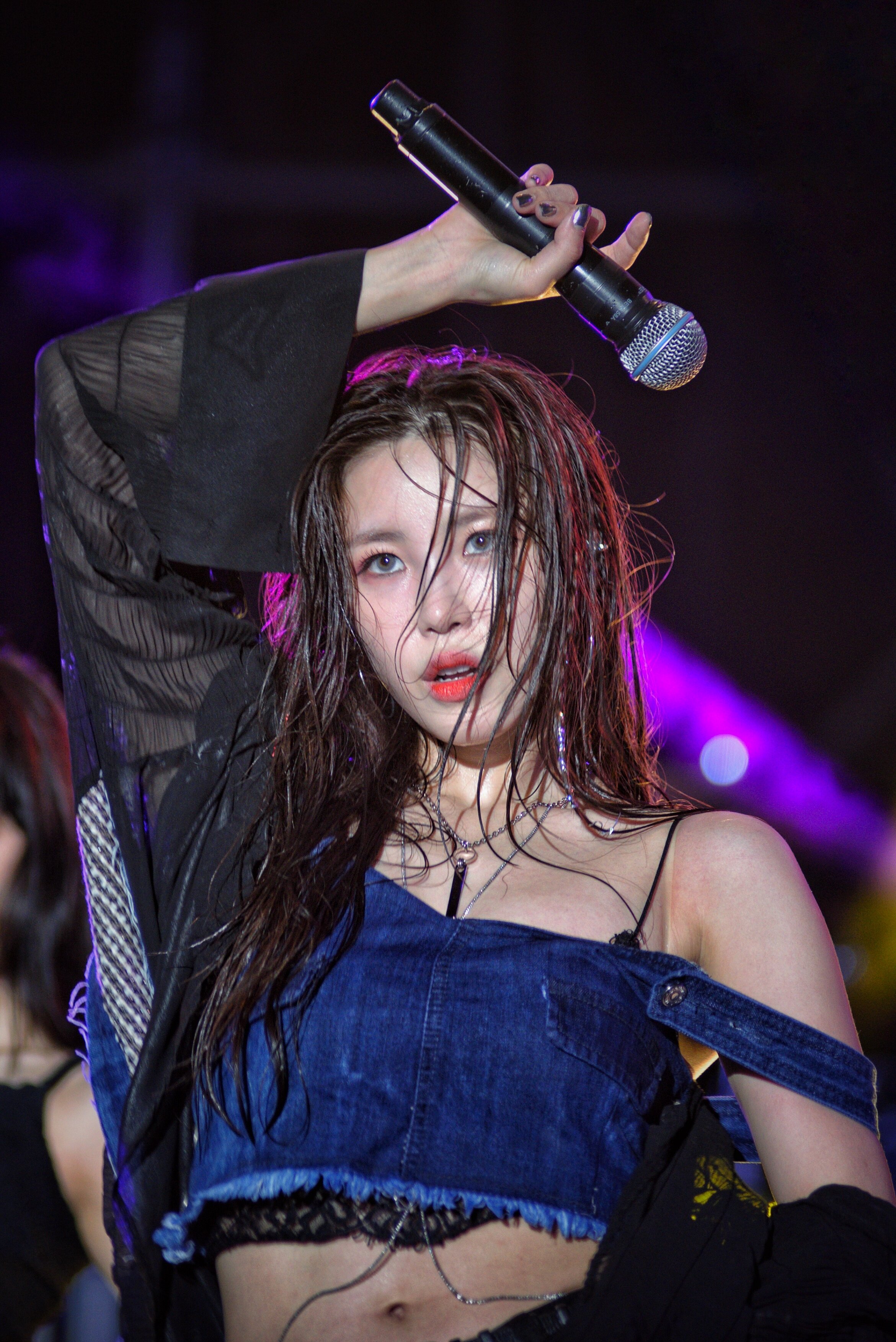 Jeon- Hyosung (전효성) performs at the Busan Sea Festival at Haeundae Beach  Busan South Korea  2019. 
