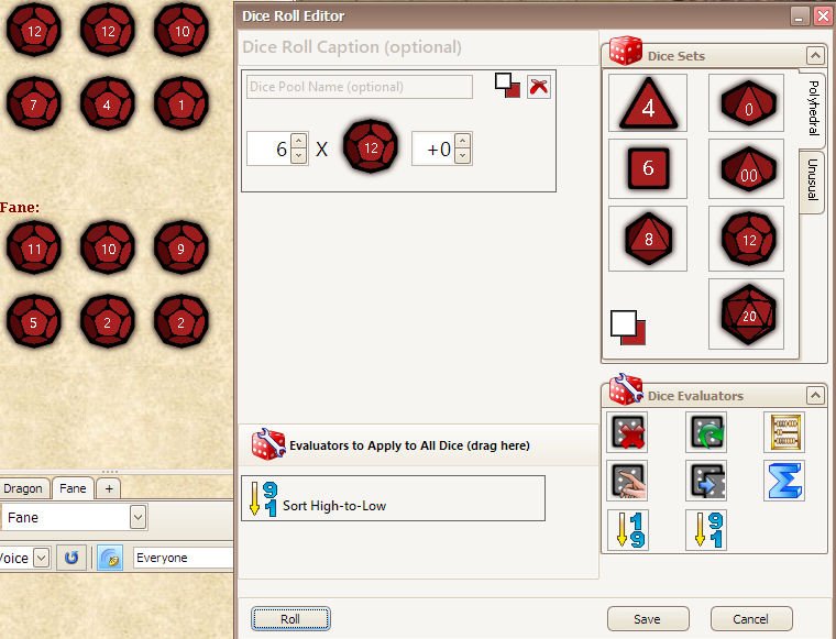 Extreme RPG Dice Roller - IndyM Software