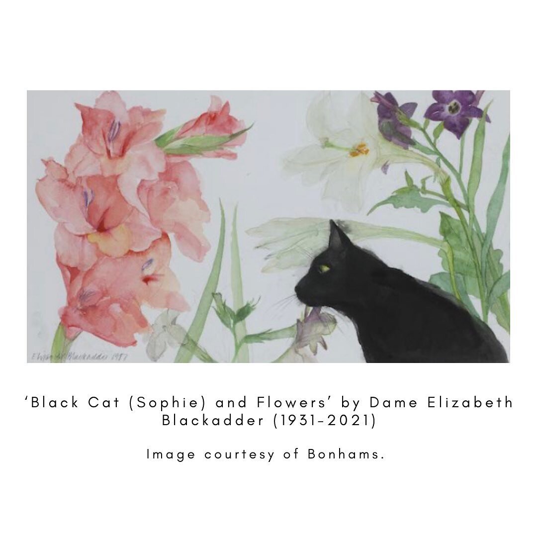 Dame Elizabeth Blackadder is known for her depictions of cats and flowers. Blackadder&rsquo;s work features several black cats and although not directly linked to witchcraft I thought I would do a short post on her work and the symbolic meaning of th