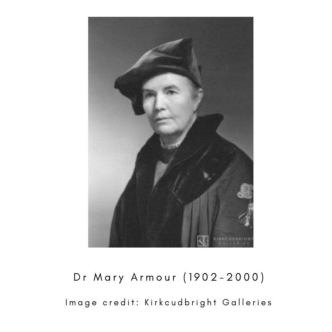 More on Dr Mary Armour

Mary Nicol Neill Armour (1902-2000) was an artist, painter &amp; teacher. She is best known for her still life and landscape oil paintings. Armour studied at #glasgowschoolofart from 1920 before training to become an art teach