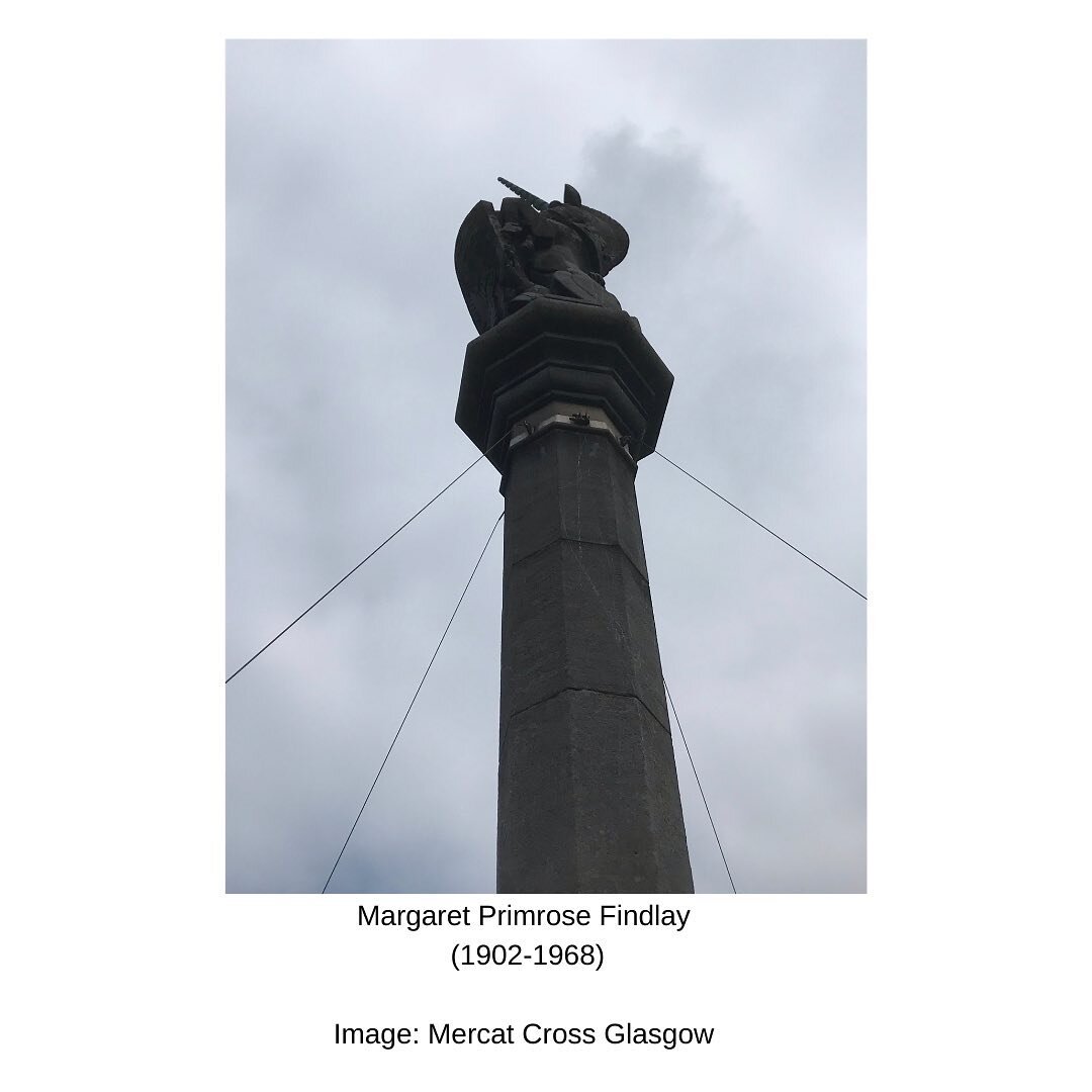 The Mercat Cross in Glasgow has a wealth of connections with women. The building was designed by the architect Edith Burnet Hughes (1888-1971) who commissioned Margaret Primrose Findlay (1902-1968) to design the unicorn to sit on the column and the a