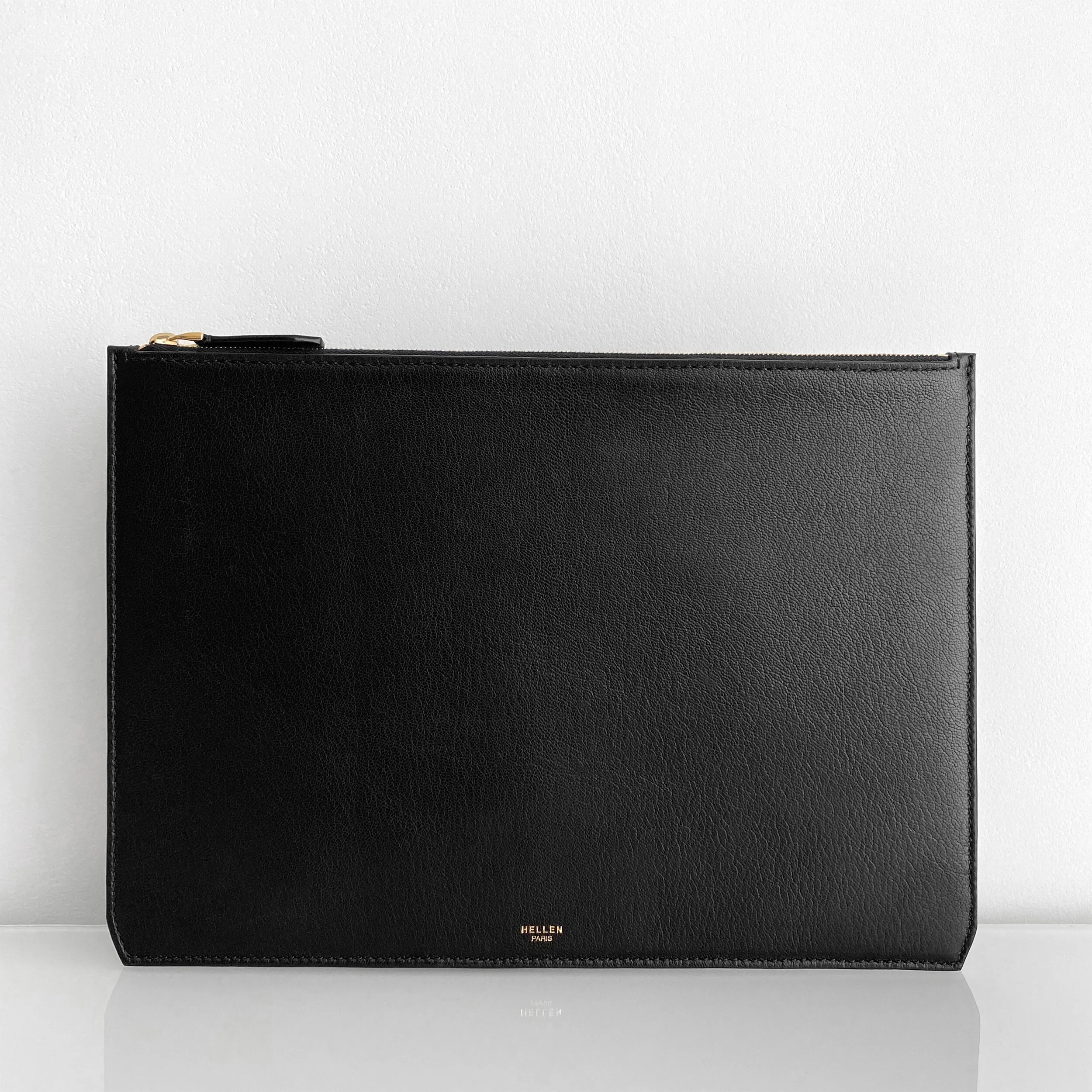 POCKET No.20 en cuir de chèvre avec effet lisse satiné&nbsp;