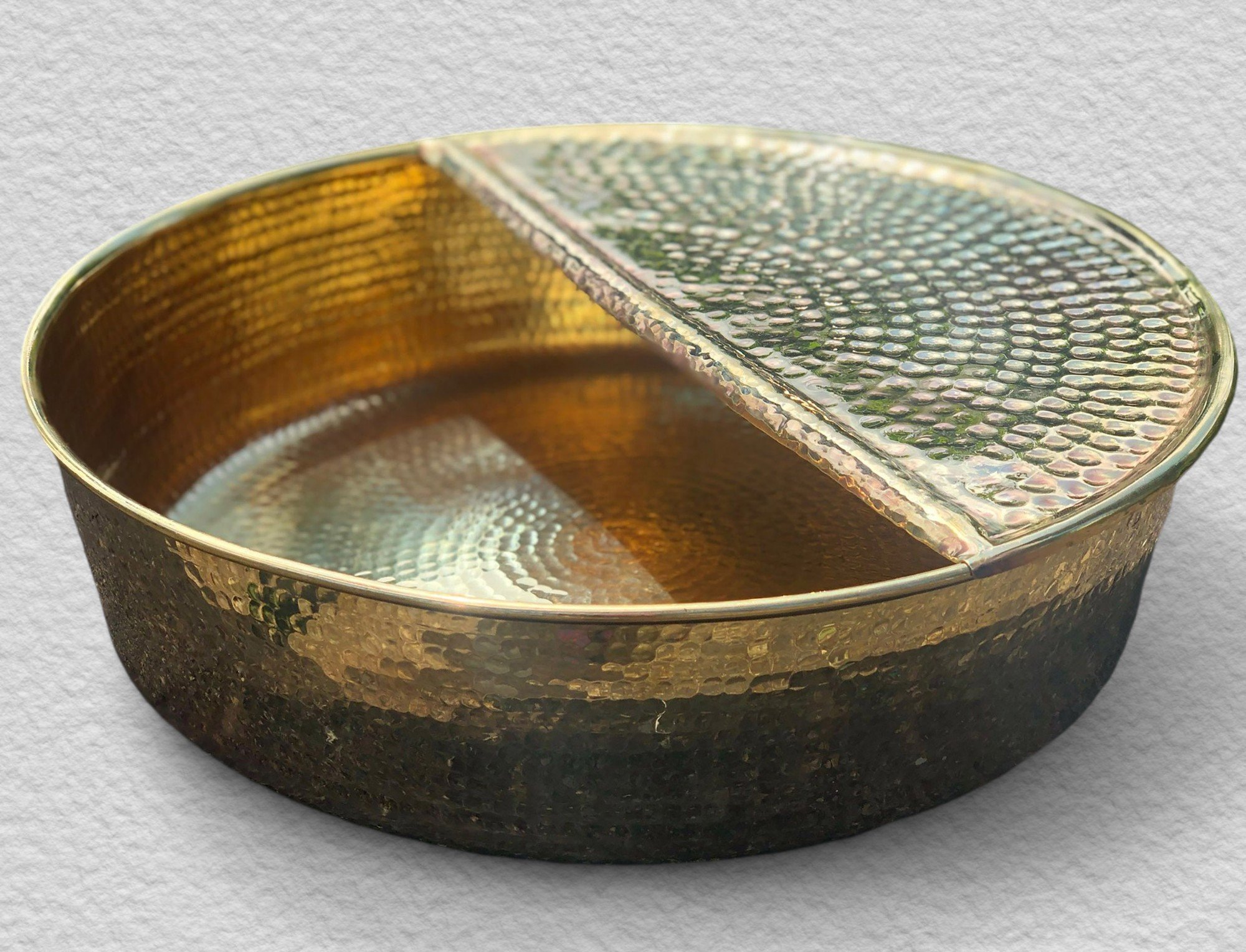 Santa Clara Brass Spa Pedicure Bowl - Unlacquered Elegance