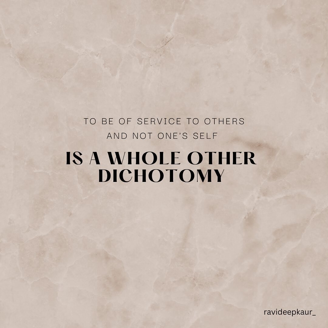 Reminder for the weekend lovely people as I bear witness to this creeping in for me.

&lsquo;To be of service to others and not one&rsquo;s self is a whole other dichotomy&rsquo;

Rest, peace, stillness and joy are key liberators from oppressive stru