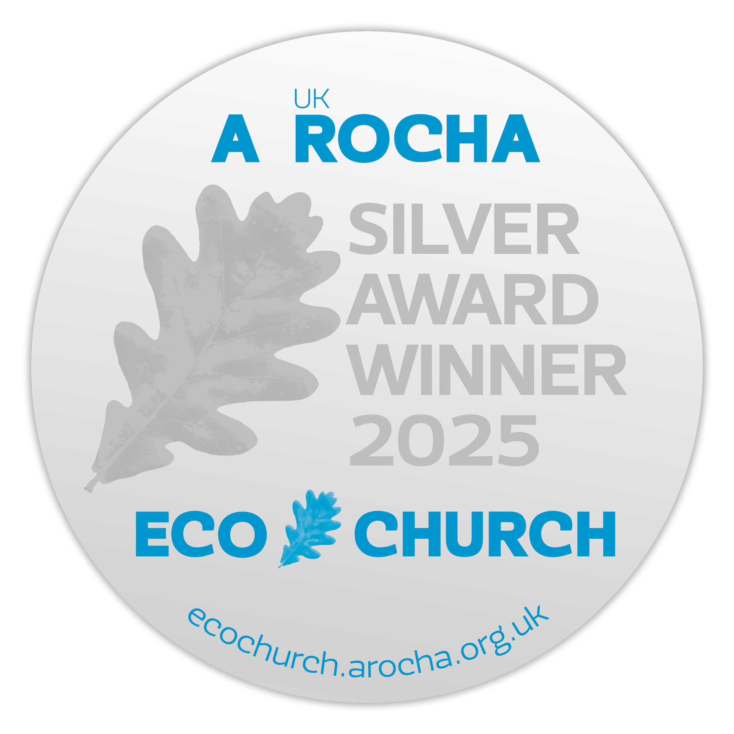 An image of the A Rocha Eco Church Silver Award Disc