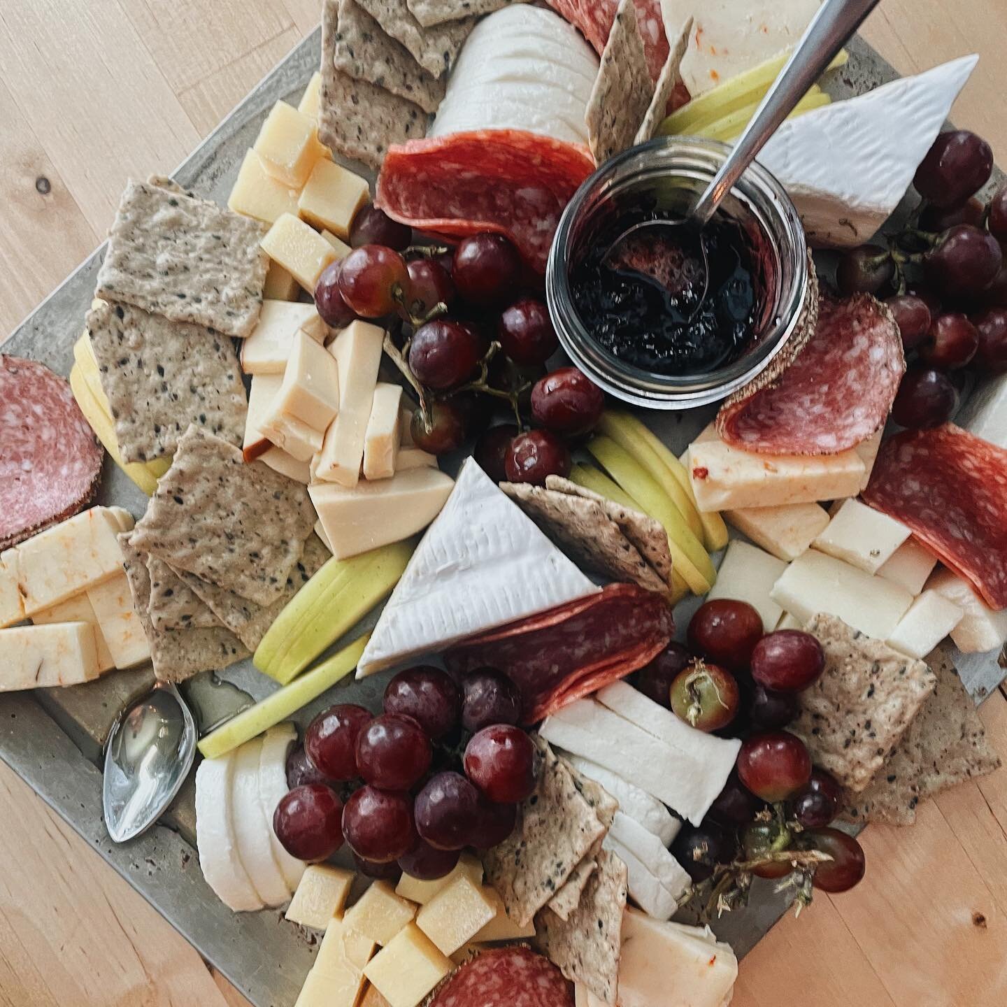 We hosted a celebration for the feast of the Annunciation with some friends in the community! Featuring some charcuterie, homemade bread, and salmon caught by Anna &amp; Preben in the Milwaukee River. It was a feast indeed!! 🕊️