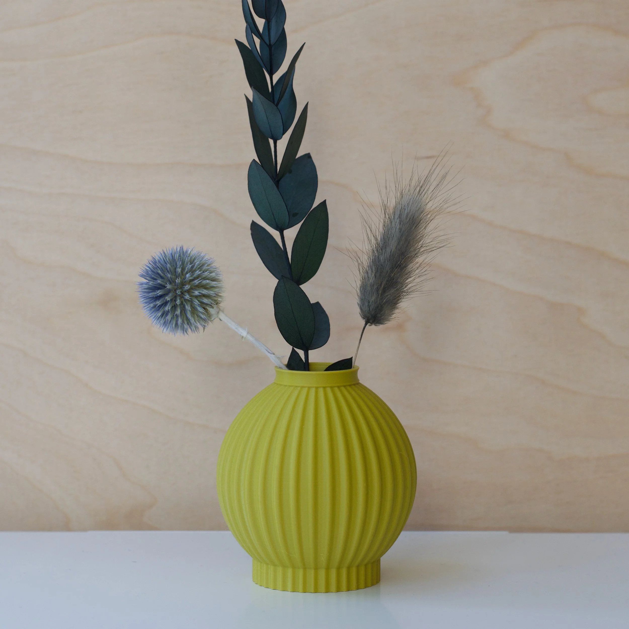 3d printed mini vase - KT 38 Olive