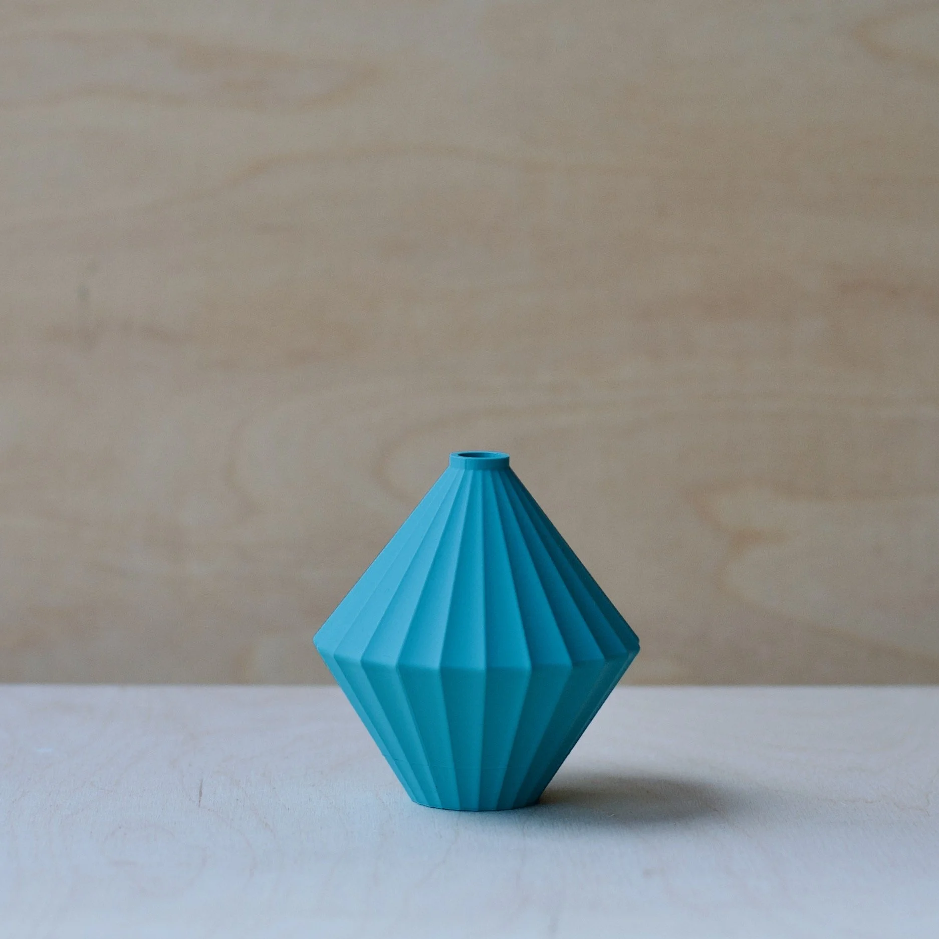 3d printed mini vase - KT 40 Aqua (Seconds)