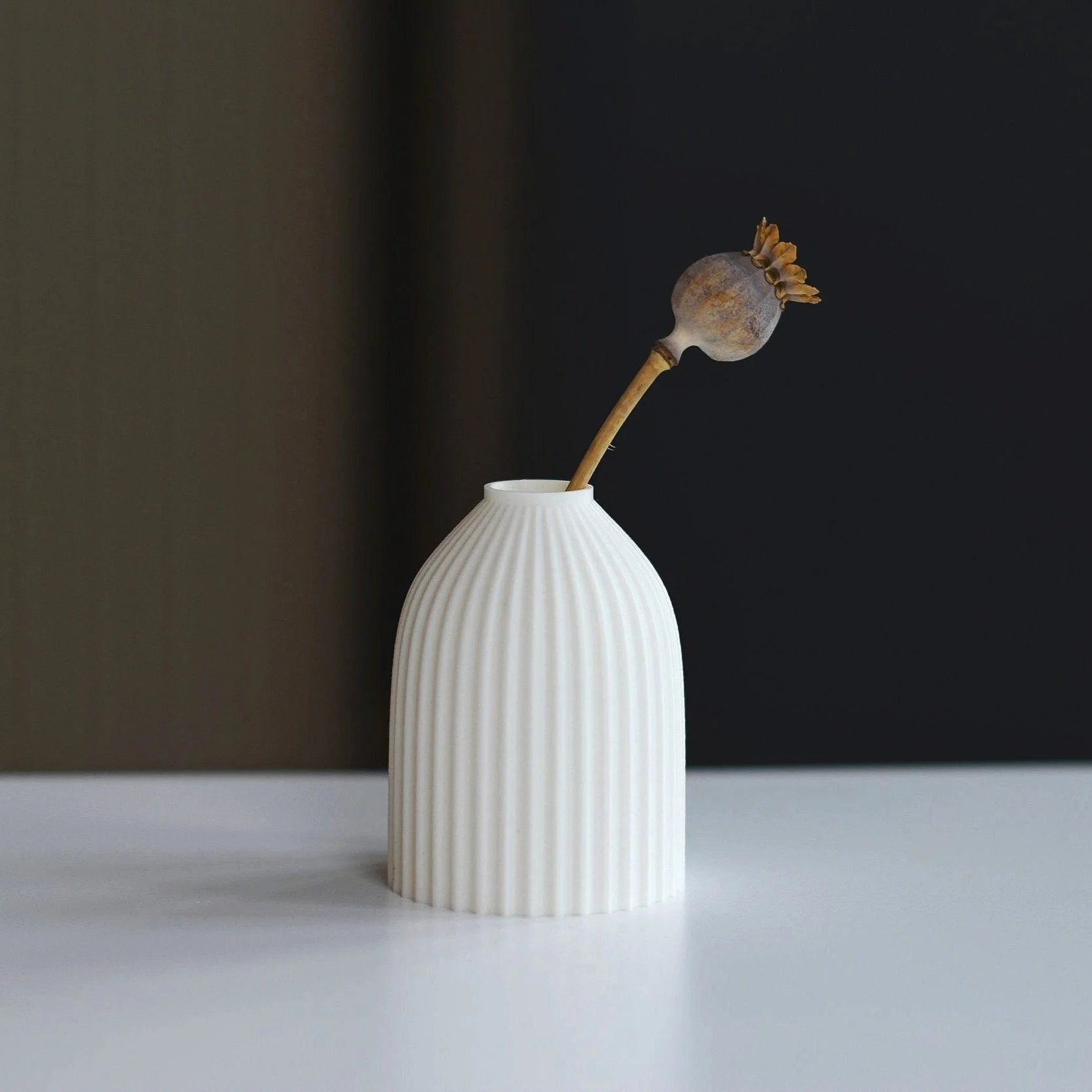 3d printed mini vase - KT 08 milk