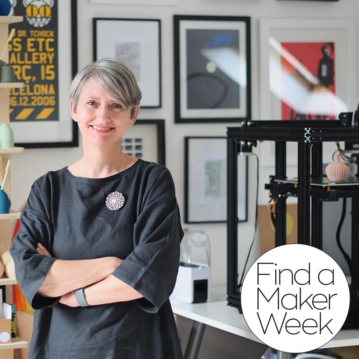 Hello I am Keeley, welcome to DAY ONE of @find.amaker week and today&rsquo;s prompt is THIS IS ME!

*I am a designer/maker based in Staffordshire, I also design tableware and homewares for brands and lecture 2 days a week @uniofstaffscreativeindustri