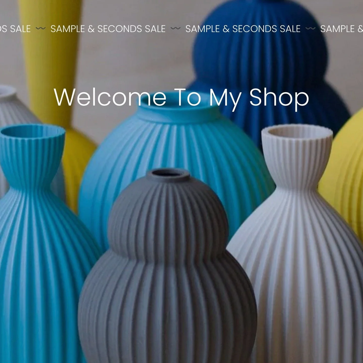 It is my January sale time. My 3d print process often throws a curveball, which can result in a small imperfection. You can find a selection of these pieces in the ON SALE section of my web shop. There are also a few end of line designs and samples t