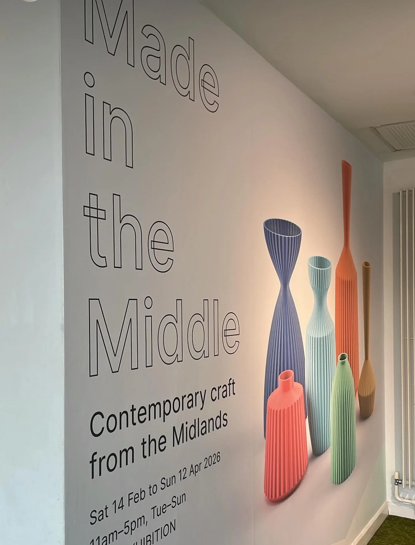 Opening this evening @mac_birmingham @craftspace_ 
MADE IN THE MIDDLE 
This the final leg of this wonderful tour, the show has been travelling since January 2025!
I&rsquo;m honoured to be one of the feature images for this curation. 
I&rsquo;m lookin