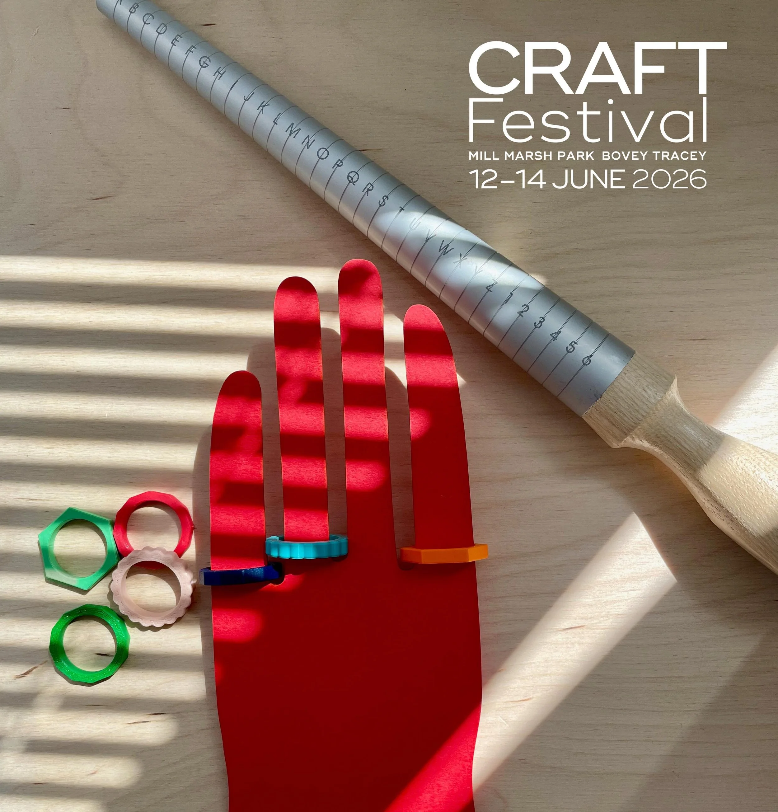 We open today!
My first show of the year at the wonderful capital of craft!
Come along to stand A41 and try on a ring or two, so many colour and shape combinations. And I have my new measuring tool if you&rsquo;d like a stocking filler for a friend (