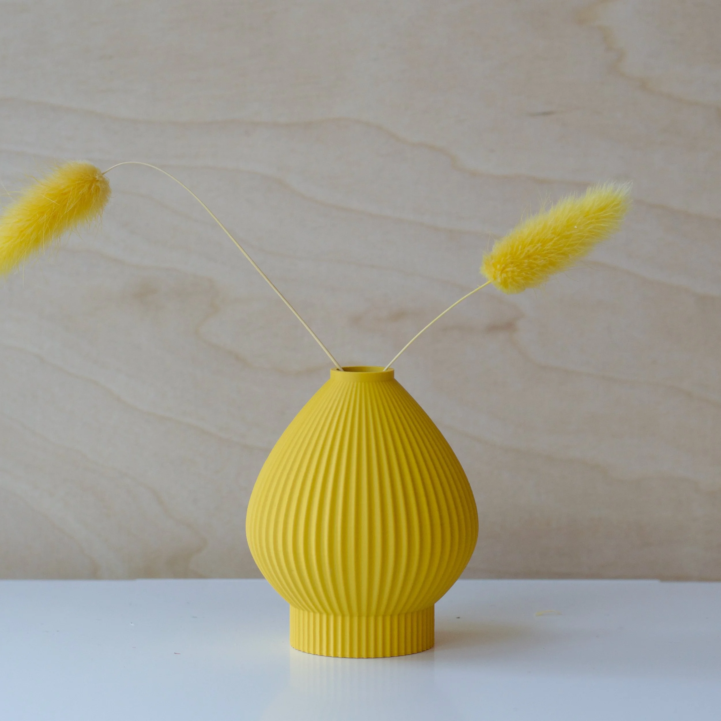 3d printed mini vase - KT 51 Custard