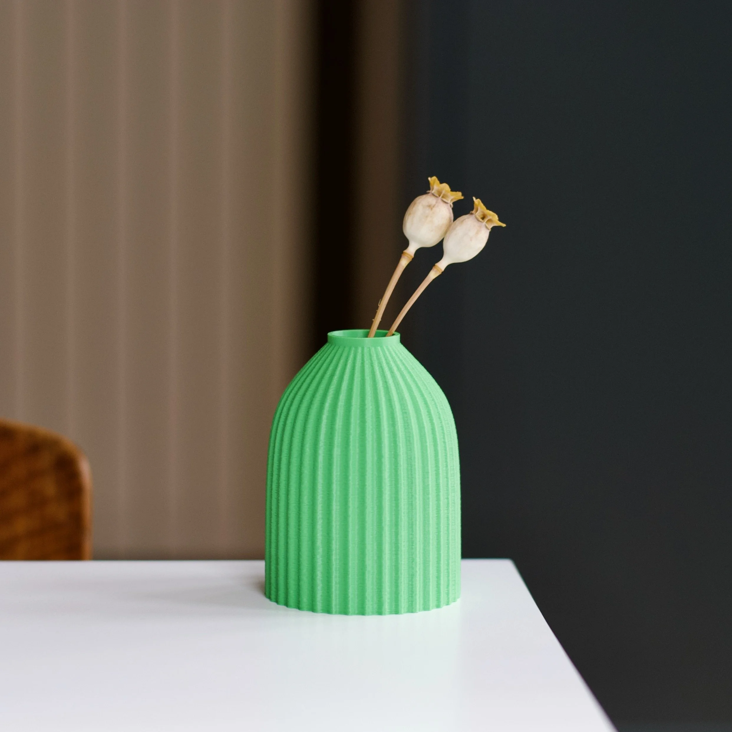 3d printed mini vase - KT 08 Pistachio
