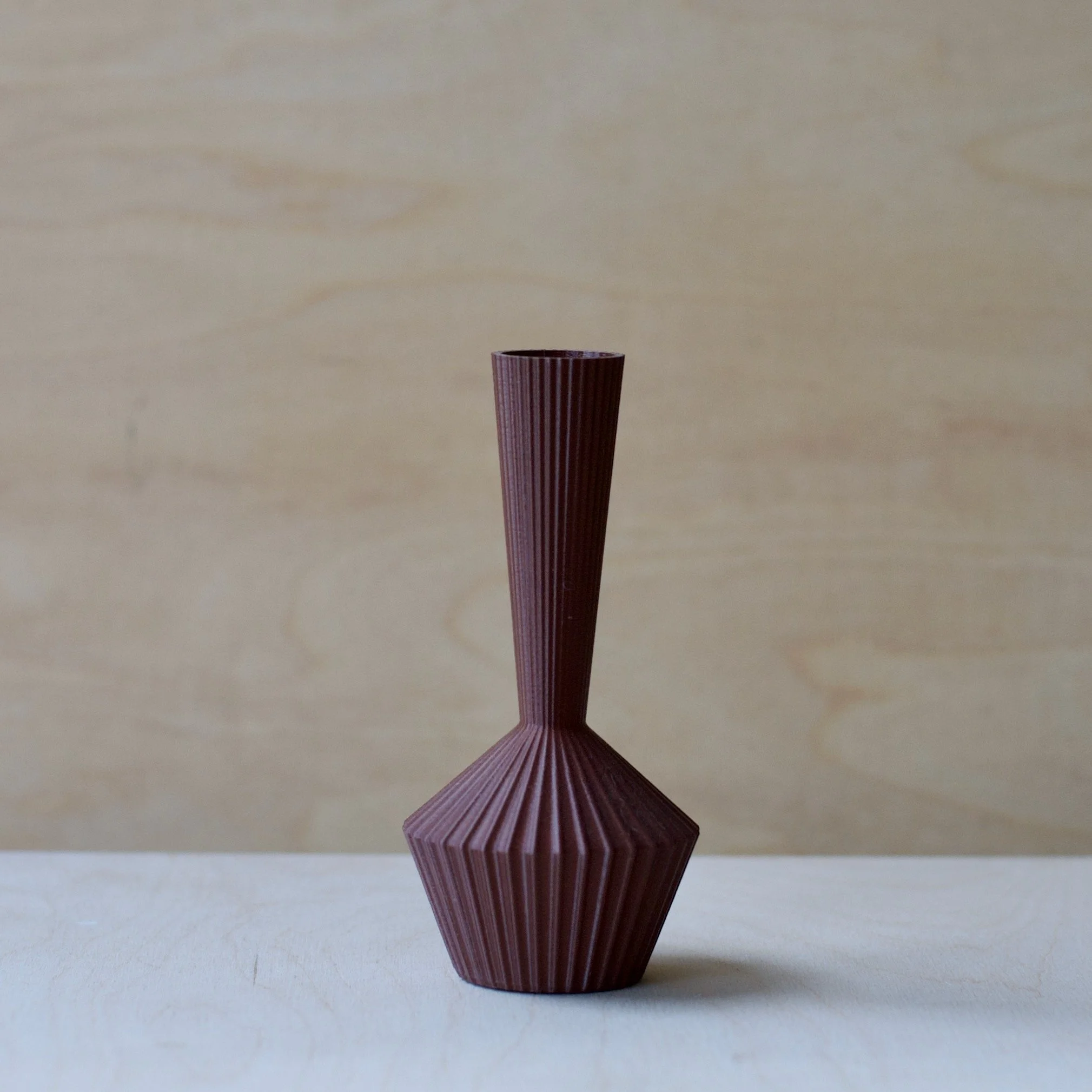 3d printed mini vase - KT 31 Chocolate (sample)