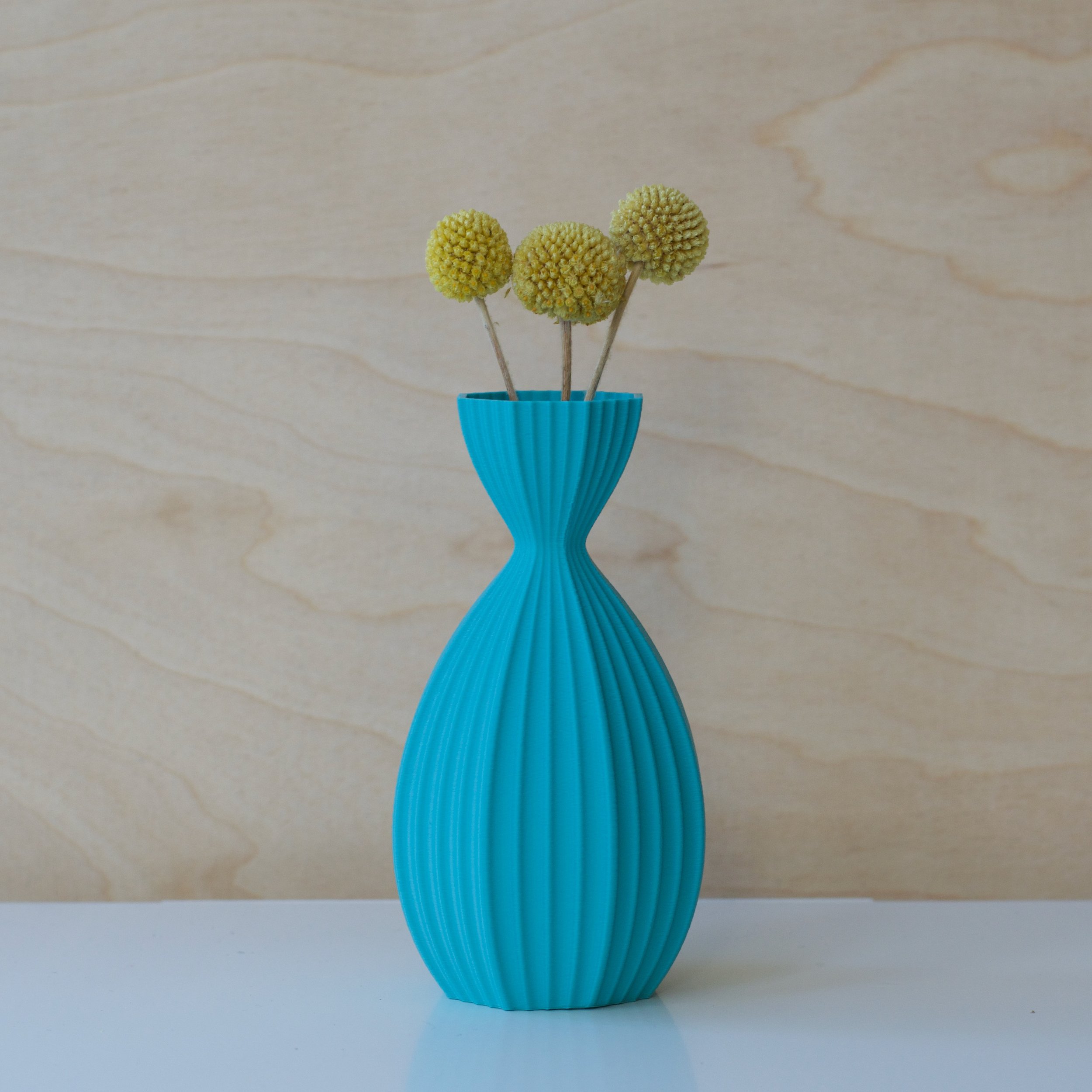 3d printed mini vase - KT 58 Aqua
