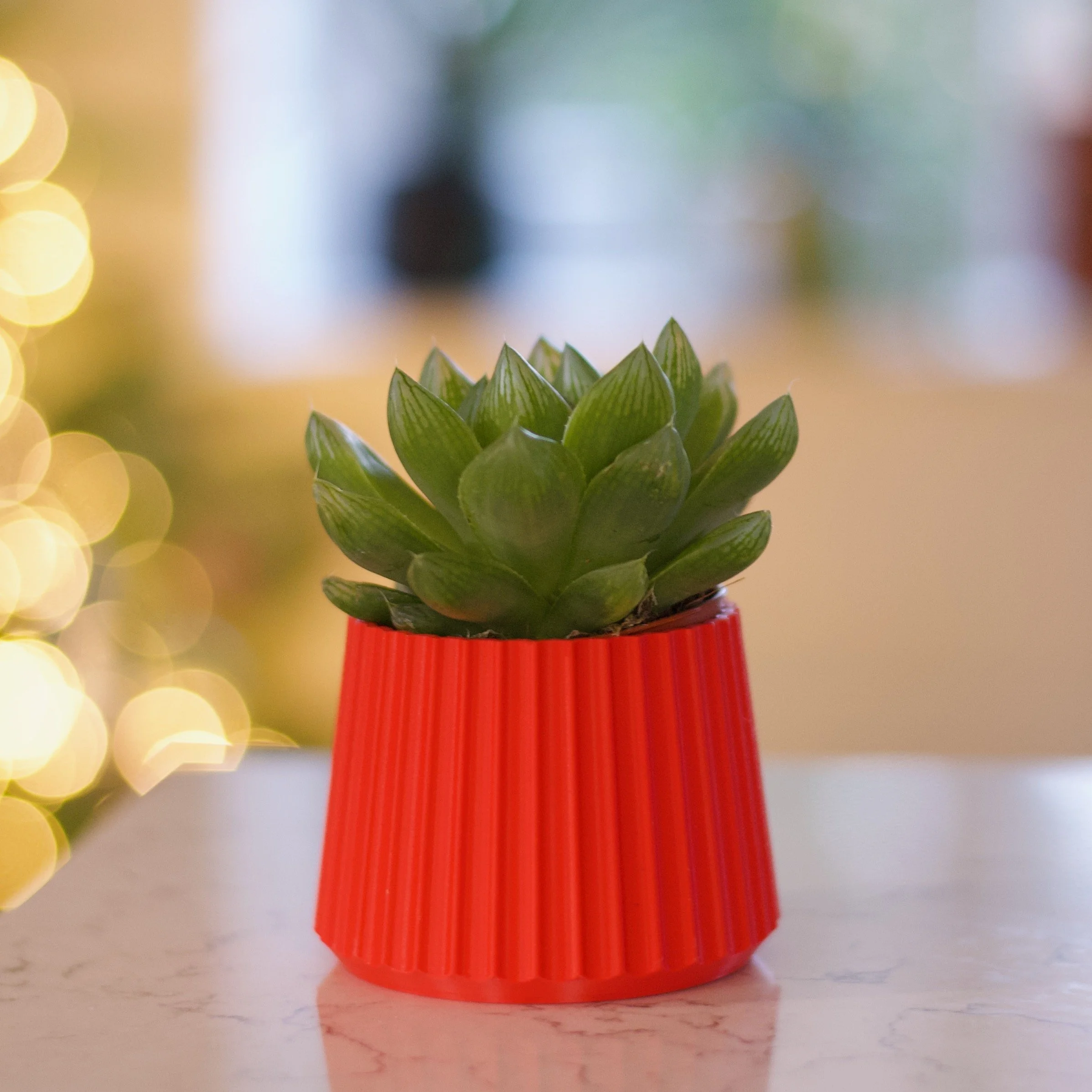 3d printed mini planter - KT 21 Rhubarb
