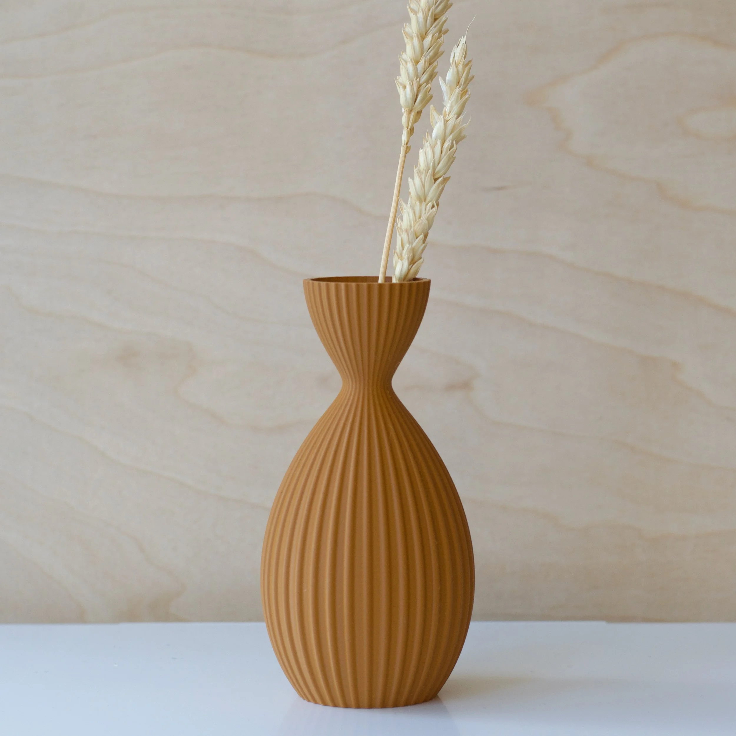3D printed mini vase - KT 59 Caramel