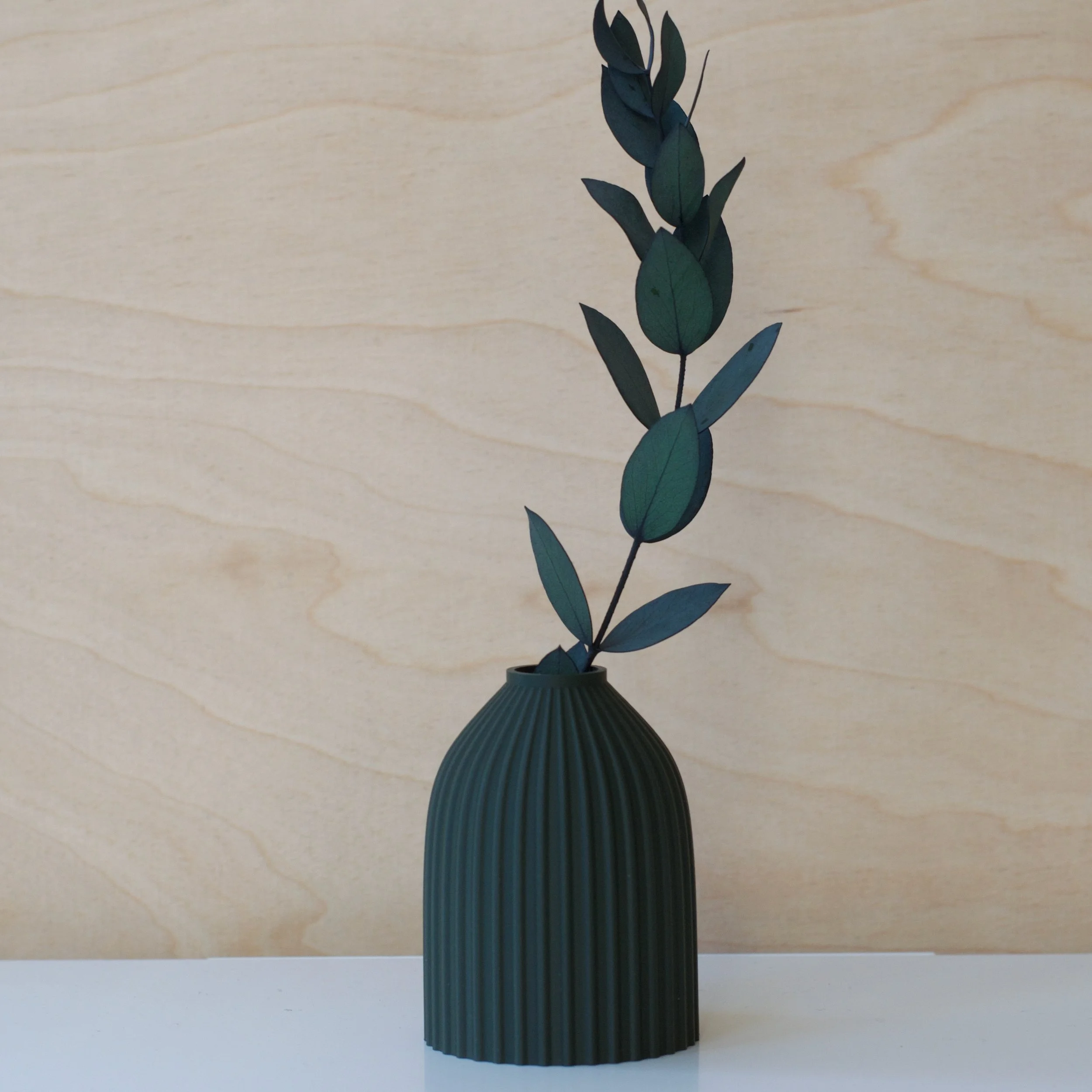 3d printed mini vase - KT 08 Deep Spruce