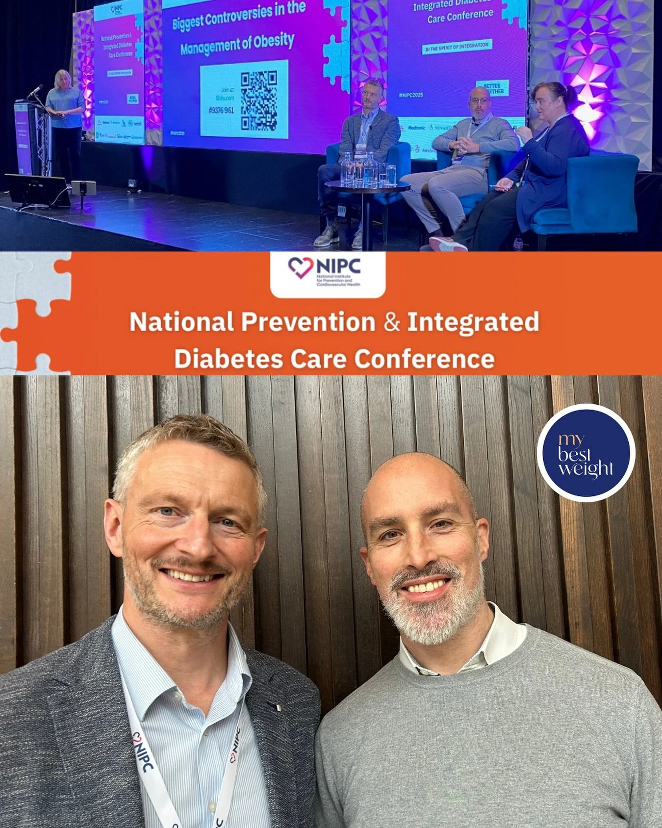 Our Obesity experts - Prof Francis Finucane &amp; Dr Mick Crotty took part in a lively panel discussion along with Susie Birney from @icpo_advocates about &ldquo;Biggest Controversies in the Management of Obesity&rdquo; at the NIPC conference in Galw