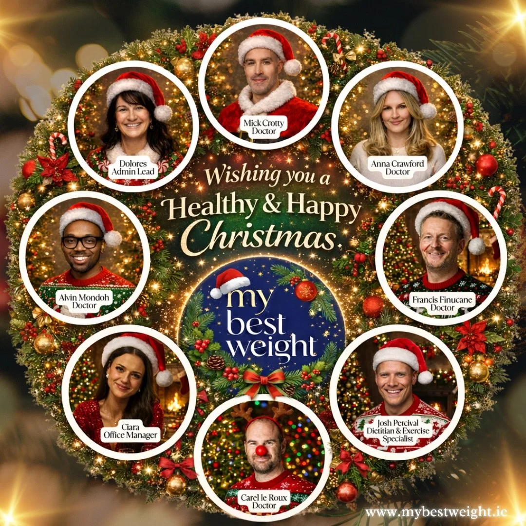 🎄Wishing you a Healthy &amp; Happy Christmas🎄

From all of us at @mybestweight.ie , thank you for trusting us with your health this year.
We&rsquo;re proud to support you with compassionate, evidence-based obesity care - at Christmas and beyond.

✨