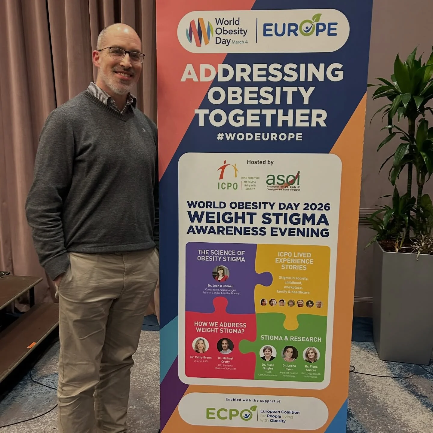 Honoured to contribute as a speaker this evening to an @icpo_advocates and Association for the Study of Obesiy in Ireland (ASOI) patient education event focused on weight stigma, supported by @ecpobesity ahead of World Obesity Day on 4th March

Obesi