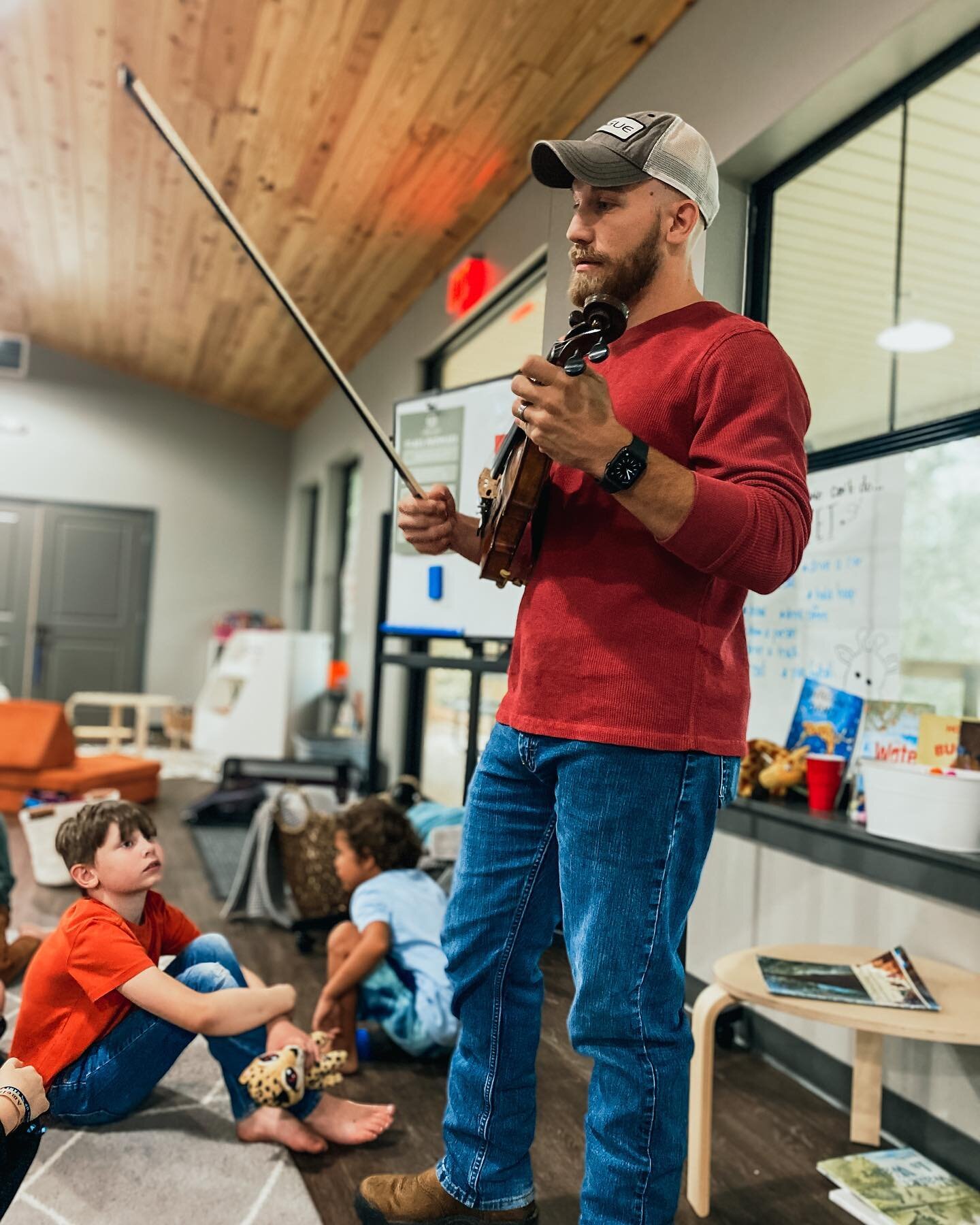 Our culture corner is designed to get our students thinking about other parts of the world. We want them to know that there&rsquo;s more out there than just Conway!

We are currently learning about Arkansas, and had Mr. Stanton come play us his fiddl