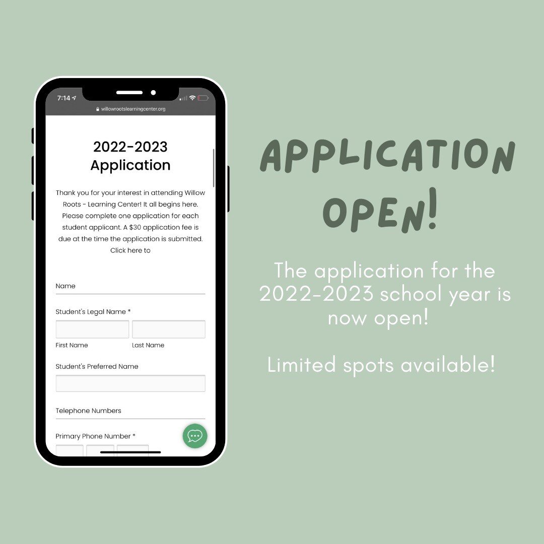 Today is the day! We're preparing for next year by opening up our application for the 2022-2023 school year! 

Click the link in our bio to apply!

*Limited spots available*