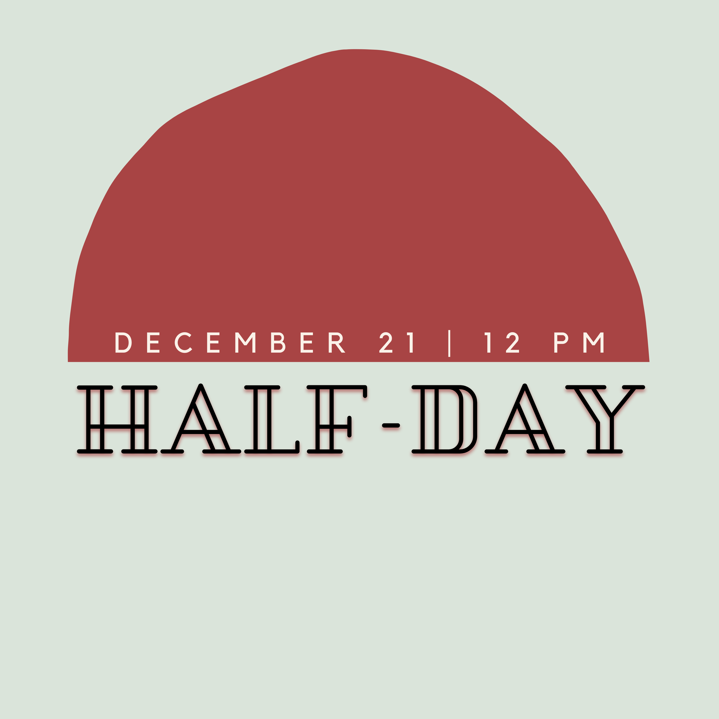Half-Day of School